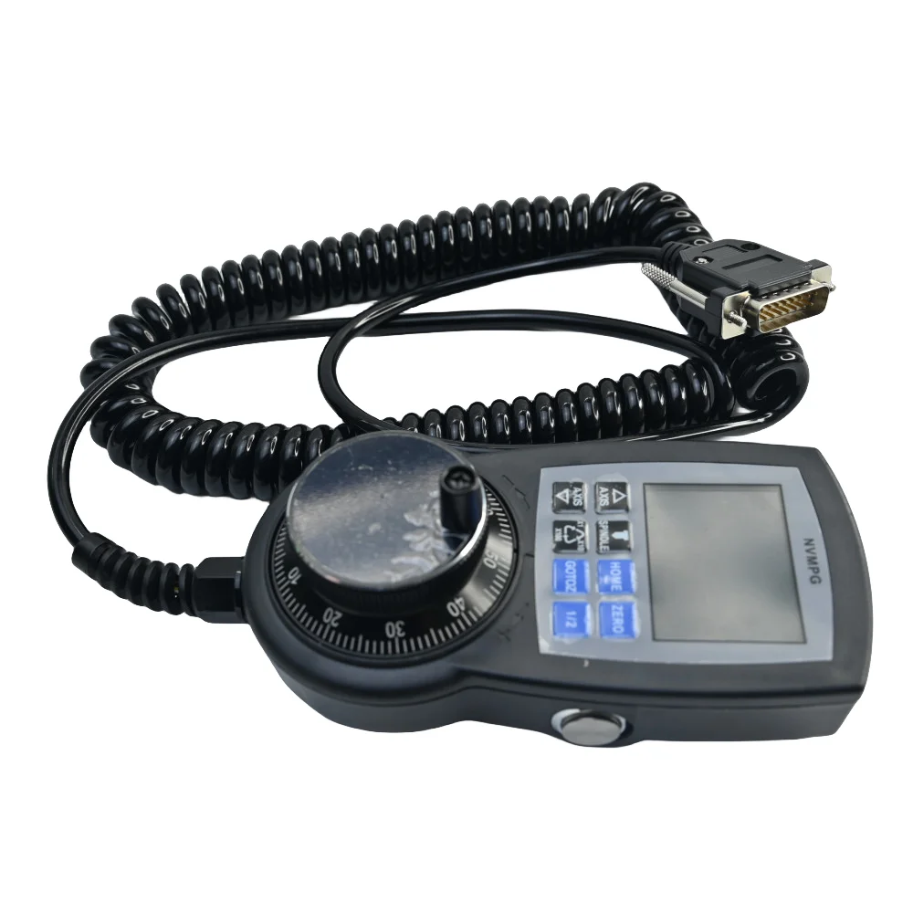 Imagem -03 - Gerador de Pulso Manual Nvmpg com Display Digital Cnc Controlador Portátil Codificador de Volante de Eixos para Sistema Mach3