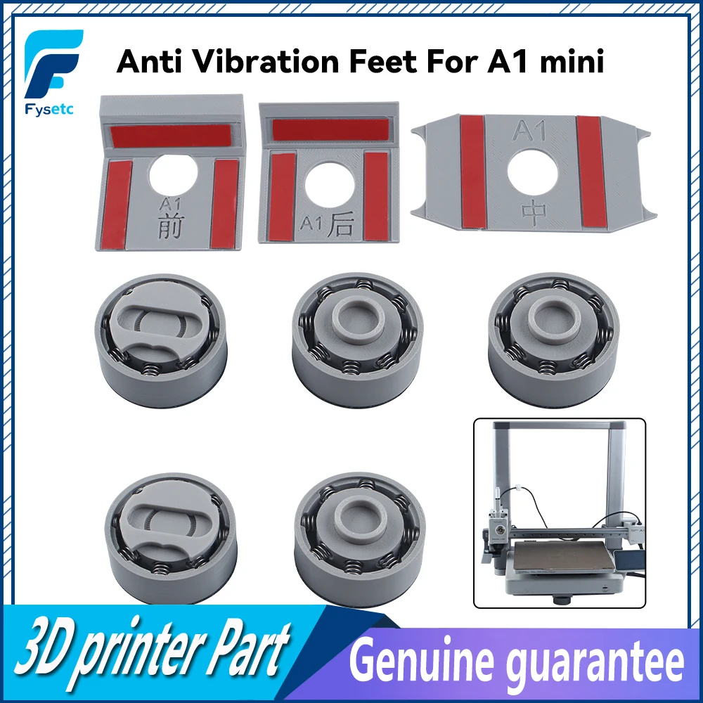 

For Bambu Lab A1 mini Anti Vibration Feet High-quality Bearings Upgraded Foot Pads For 3D Printer Accessories