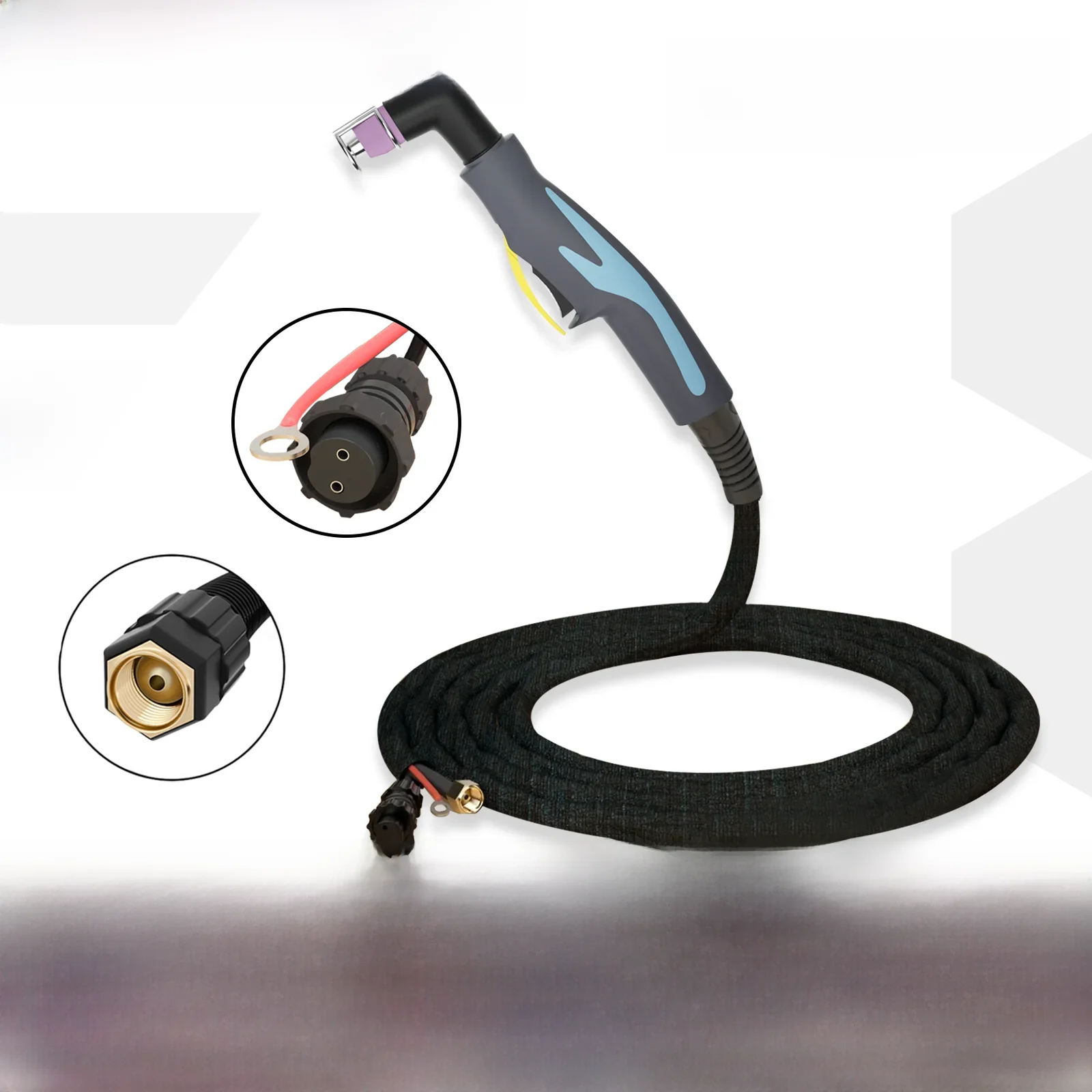 ADIYAWELD Air Plasma Torch SG55 WSD60 Plasma Cutter Cutting Torch with 3M/5M Burner Holder Pilot Arc Completed CUT 20mm