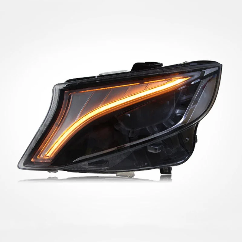 Car LED Headlight Assembly Steamer Turn Signal Indicator For Mercedes Benz Vito Daytime Running lights Assembly Front Lamp