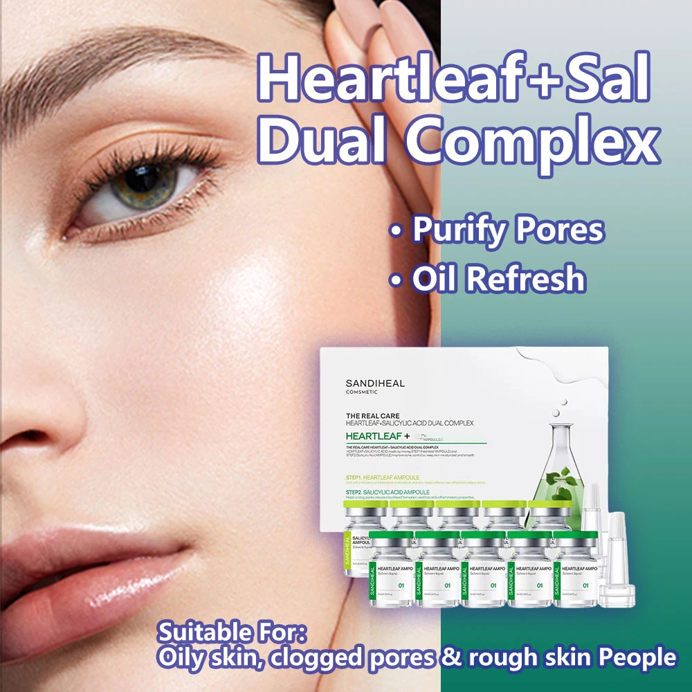 10vials Plant Dual Effect Ampoules CICA B5 NIA Serum Rice Bran Soothe Face Care Essence Moisture Hydrating Korean Skin Care