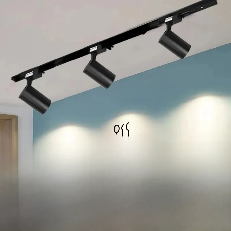 Set Led Track Licht Dimbaar 12W 20W Wandlamp AC165-265V Spotlight Luxe Home Decor Spoor Verlichtingsarmatuur Voor Kleding Winkel - afbeelding 2