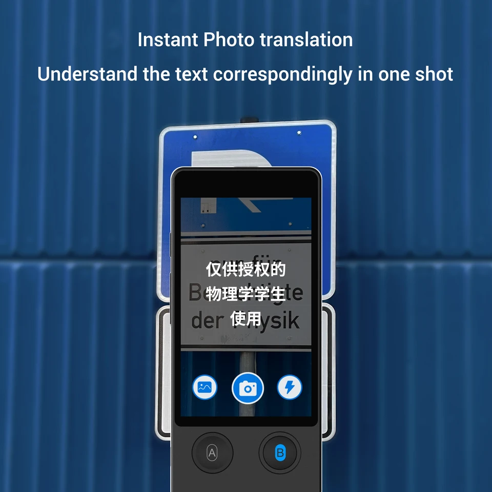 Wooask W12 Language Translator Device,No WiFi Needed,Real Time