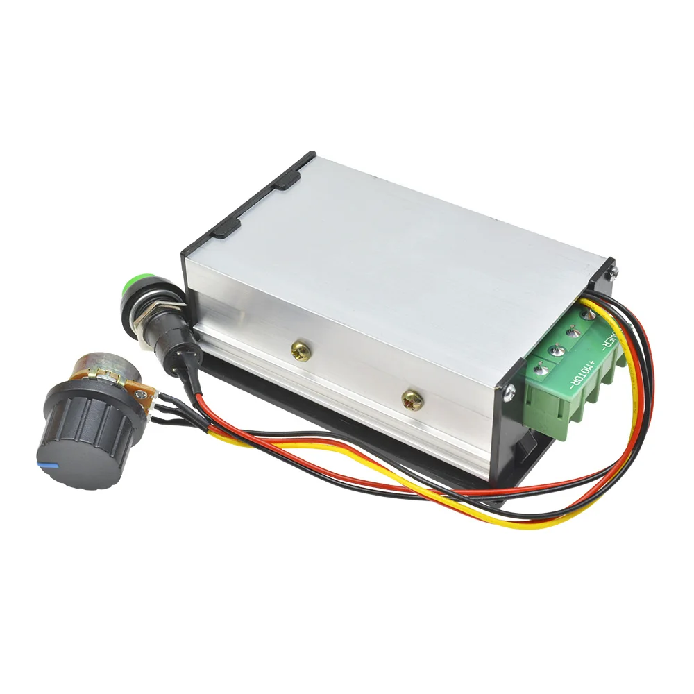 DC 6-60V 12V 24V 36V 48V 30A PWM DC Motor Speed Controller Regulator Motor Speed Controller with Start Stop Switch