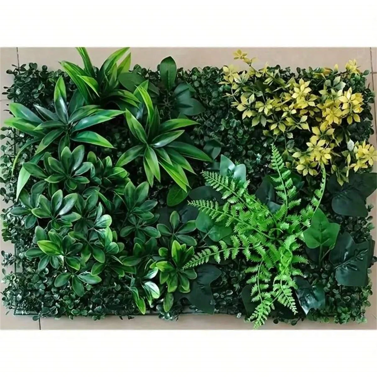 Panneaux muraux verts artificiels, fausse herbe de Jungle, décor pour maison, jardin, tapis verts vibrants pour Patio extérieur, mariages, noël