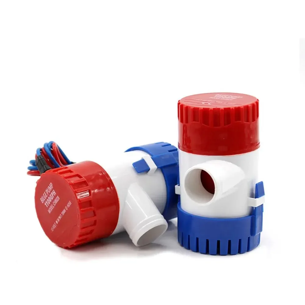 Mini pompe à eau électrique SubSN, 12V, 24V, 1100GPH, 500GPH, utilisée dans les bateaux, hydravions, camping-cars, 007