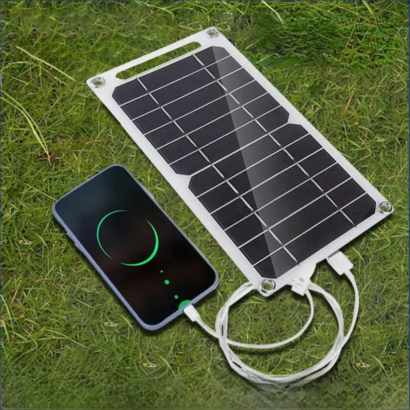 Atacado painel solar 1-14pcs usb à prova d'água caminhadas ao ar livre acampamento bateria portátil