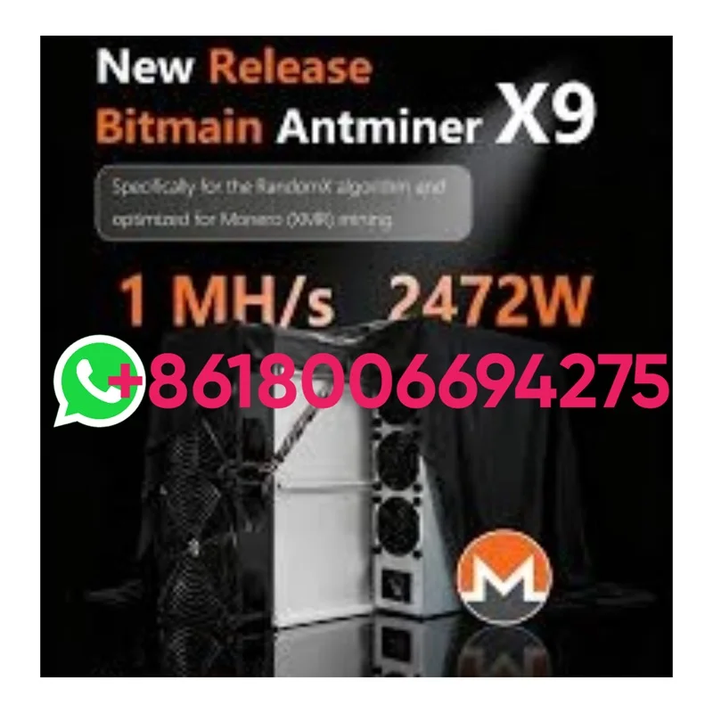

B. Good Deal Bitmain Antminer X9 1000kH/s 2472W ASIC XMR Miner