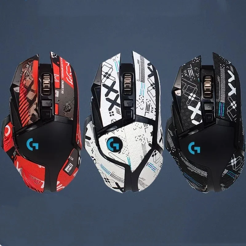 1 jeu d'autocollants antidérapants pour souris Logitech G502 filaire/G502 Lightspeed/G502 Hero, bande antidérapante Anti-transpiration ultra-mince