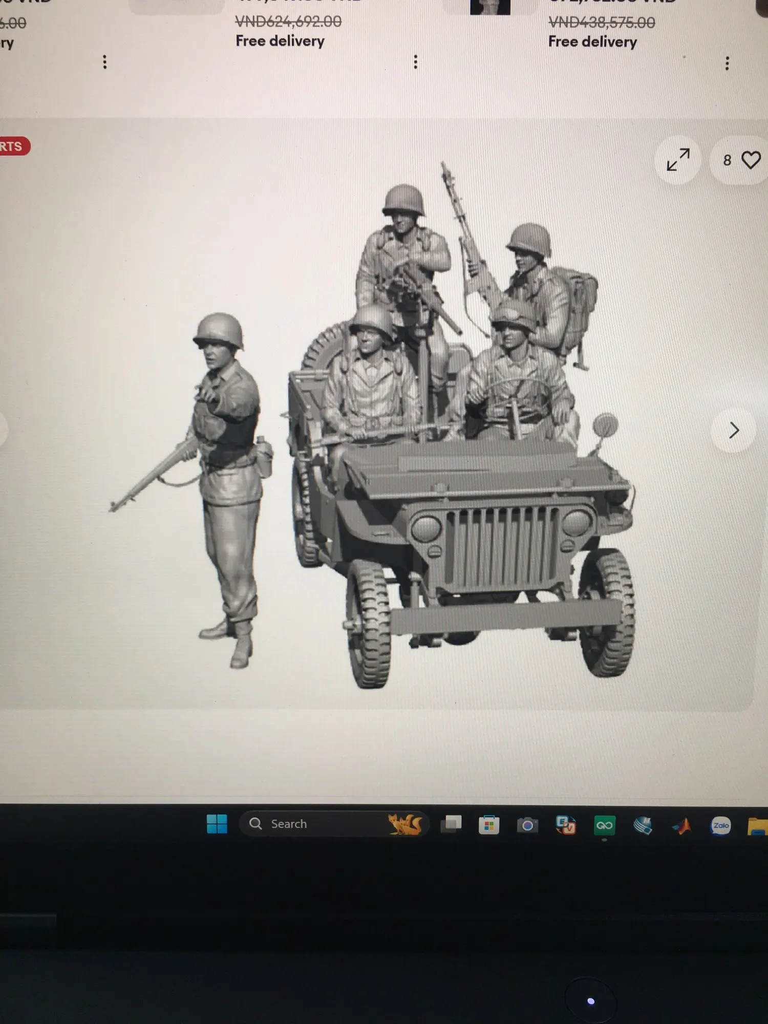 Buyer photo of this resin kit