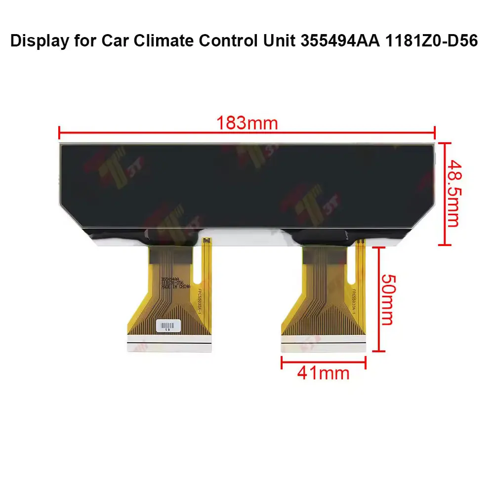 Dashboard LCD Display 355494AA 1181Z0-D56 for Car Climate Control Unit