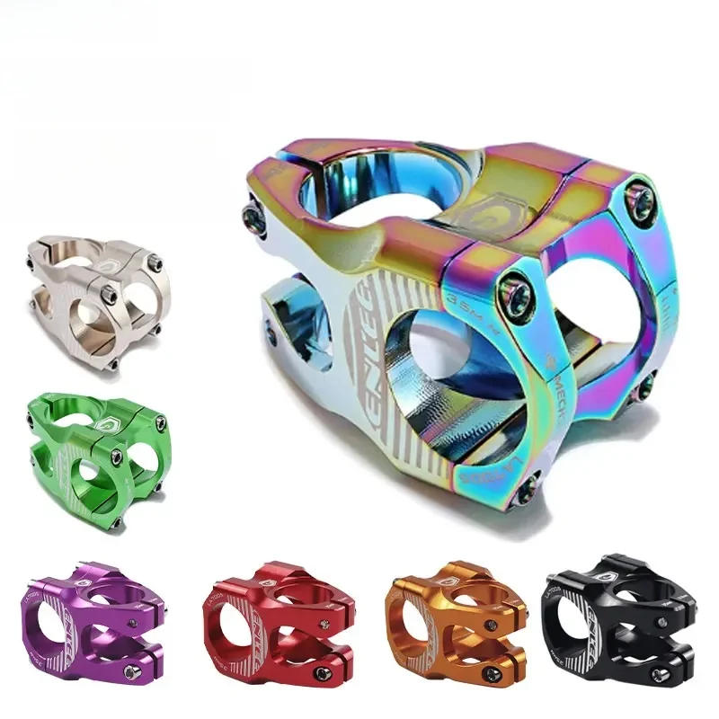 AliExpress enlee ENLEE Mountain Bike Handlebar Downhill Riser Tube Aluminum Alloy Short Handlebar 28.6*31.8*35mm Riding Accessories