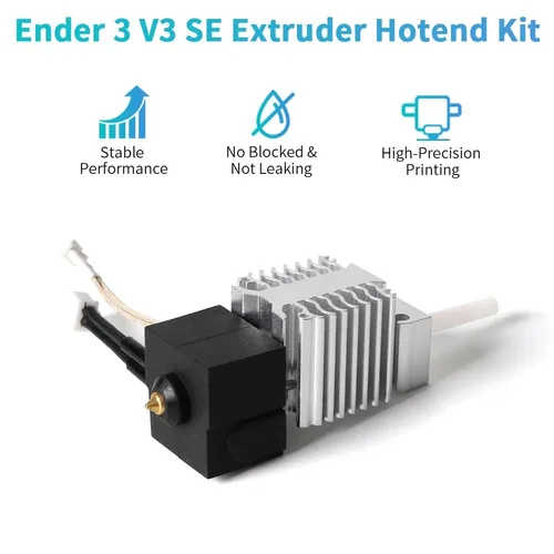 Imagen 2 del producto Creality Ender 3 V3 SE Hotend Kit y bloque calentador Hotend extrusor/disipador de calor/termorgo/tubo de varilla calefactora para Ender3 V3 SE
