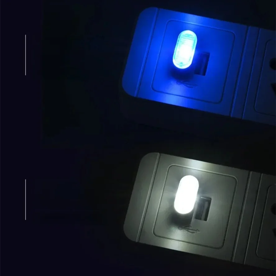 Mini USB Light LED USB Night Light 5 Styles Modeling Car Ambient Light Neon Interior Light Car Jewelry Decorative Ambient Light — 2
