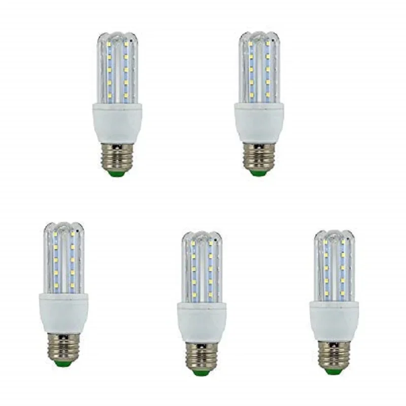 Lámpara bombilla led 3u tubo e27 5w (4200) (pack5)