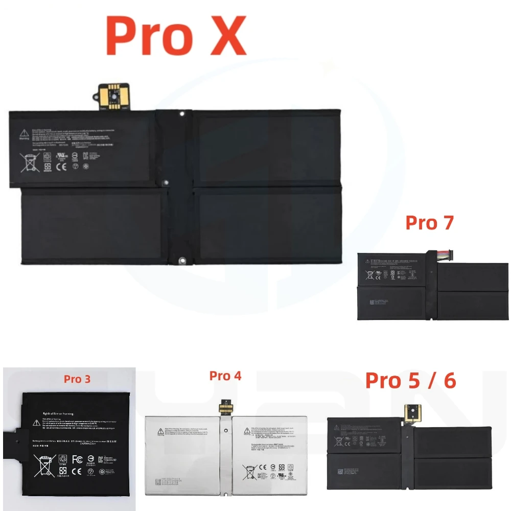 

SYan 1631 1724 1796 1866 1876 Table Computer Battery For Microsoft Surface Pro 3 4 5 6 7 X Laptop Battery G3HTA056H G3HTA005H