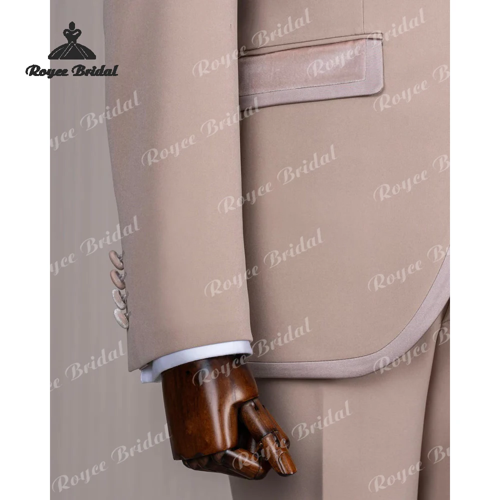 Driedelig herenpak voor bruiloft 2026 Single Breasted Effen Kleur Turkse Slim Fit Aangepaste kostuum homme mariage