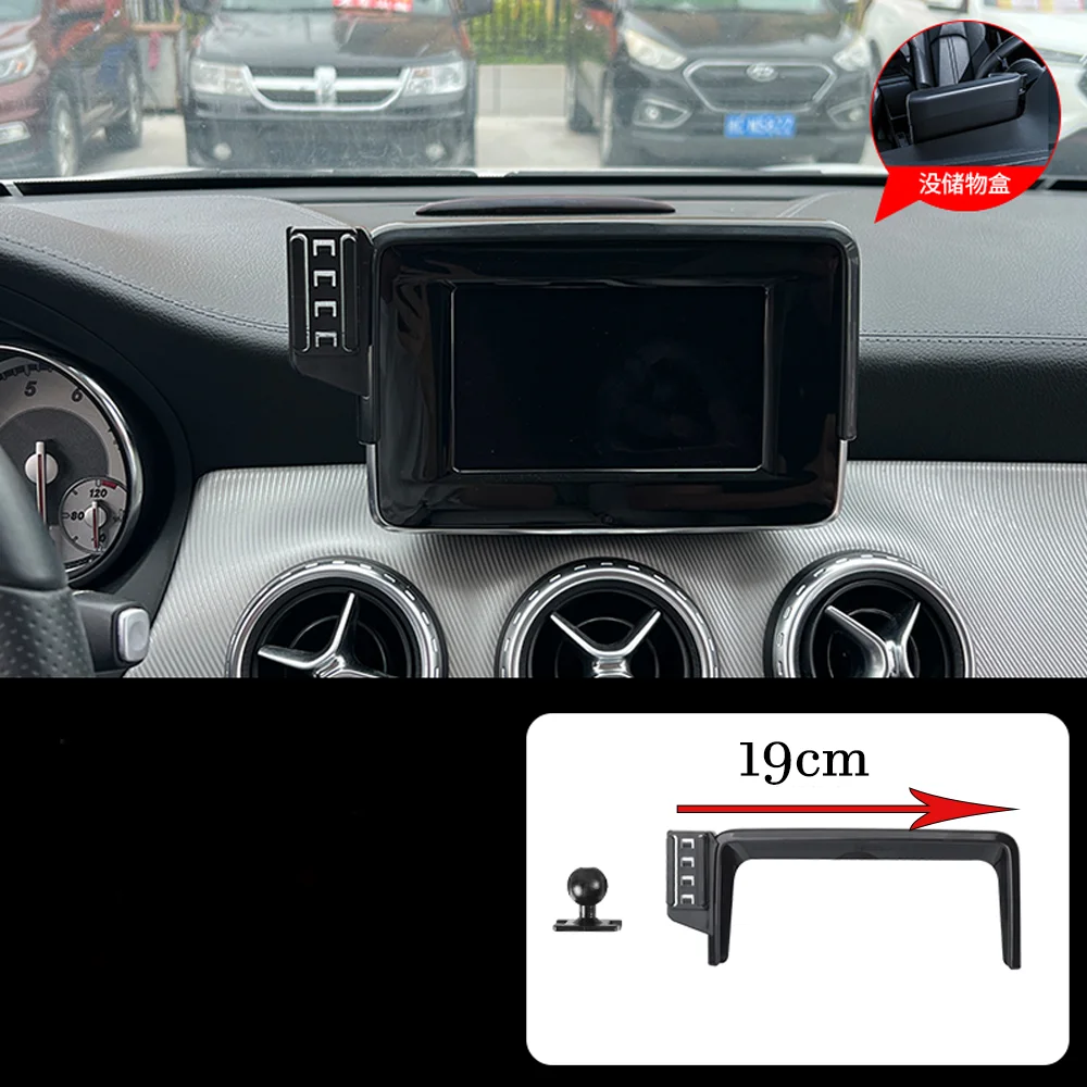 15W Car Phone Holder for Mercedes-Benz A B Class W246 W176 2012~2018 Magnetic GPS Support Wireless Charging Accessories iPhone - view 2