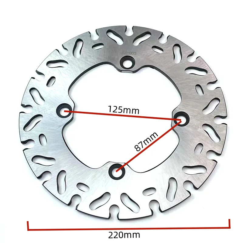 قرص فرامل خلفية زهرة دوار لهوندا ، CBR250 ، MC22 ، CBR400 ، NC29 ، CBR600 ، F2 ، F3 ، F4 ، F4i ، CBR600RR ، F5 ، CBR900 ، CBR929RR ، CBR954RR ، VTR1000