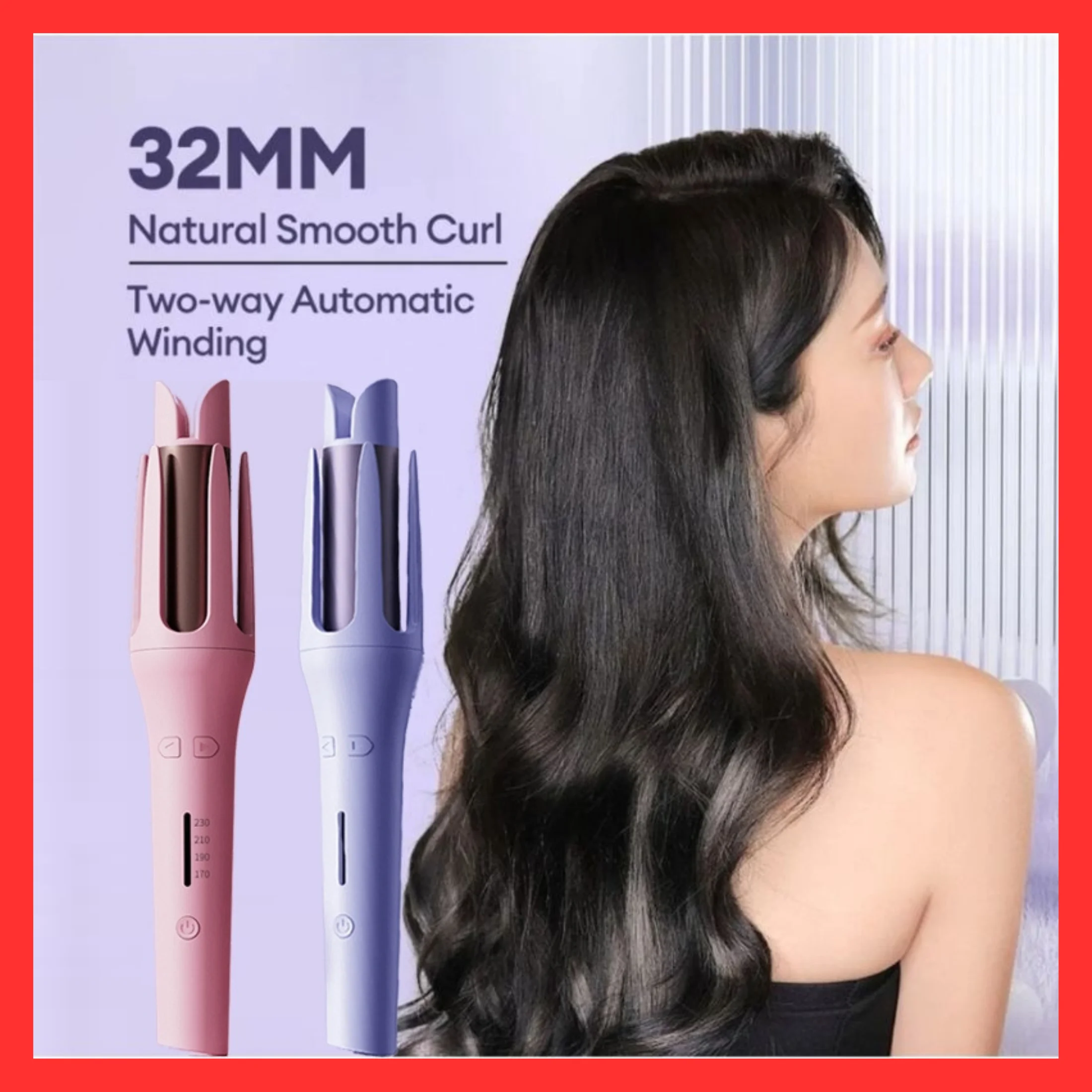 電動ダブルカールロータリーマジカルオートヘアカーラー