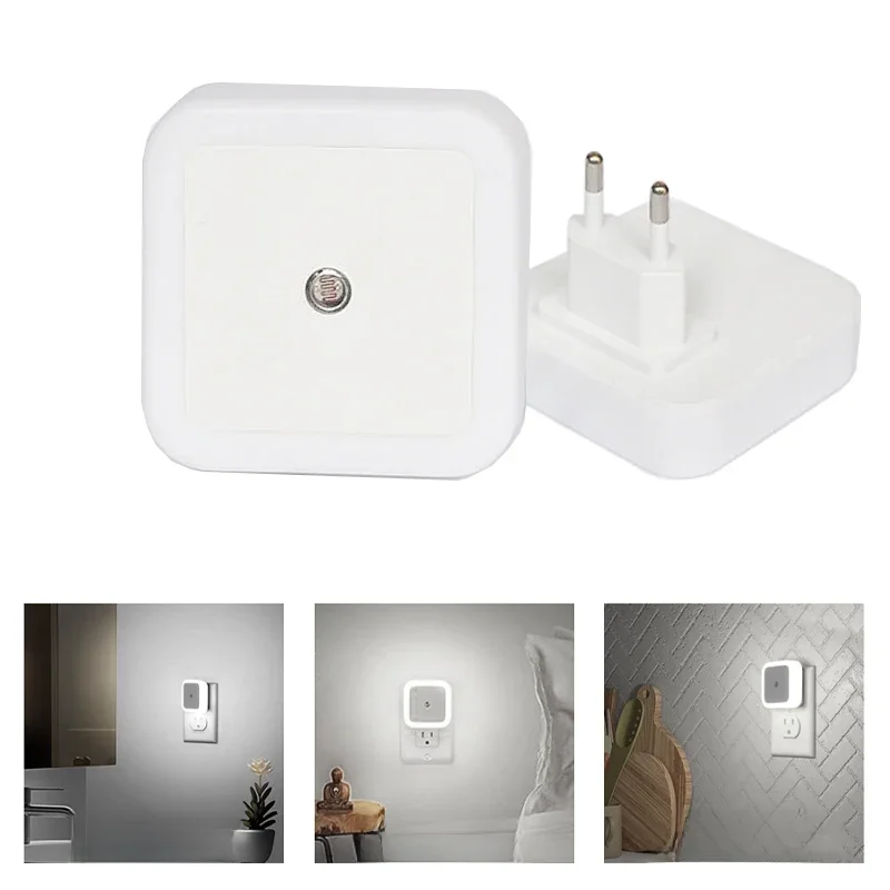 Mini Lampe LED avec Capteur de Lumière, 220V, Prise UE, Luminaire Décoratif d'Nik, Idéal pour un Salon ou une Chambre à Coucher