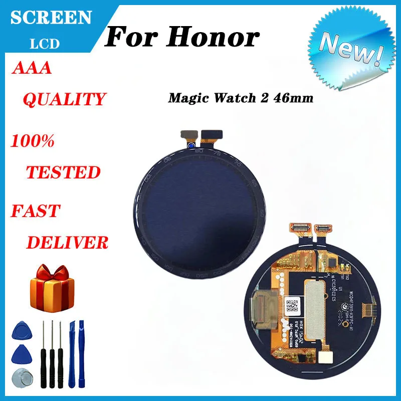 For Huawei Honor Magic Watch 2 46 mm LCD Screen   Display Smart Watch Accessories Replacement And Repair Parts