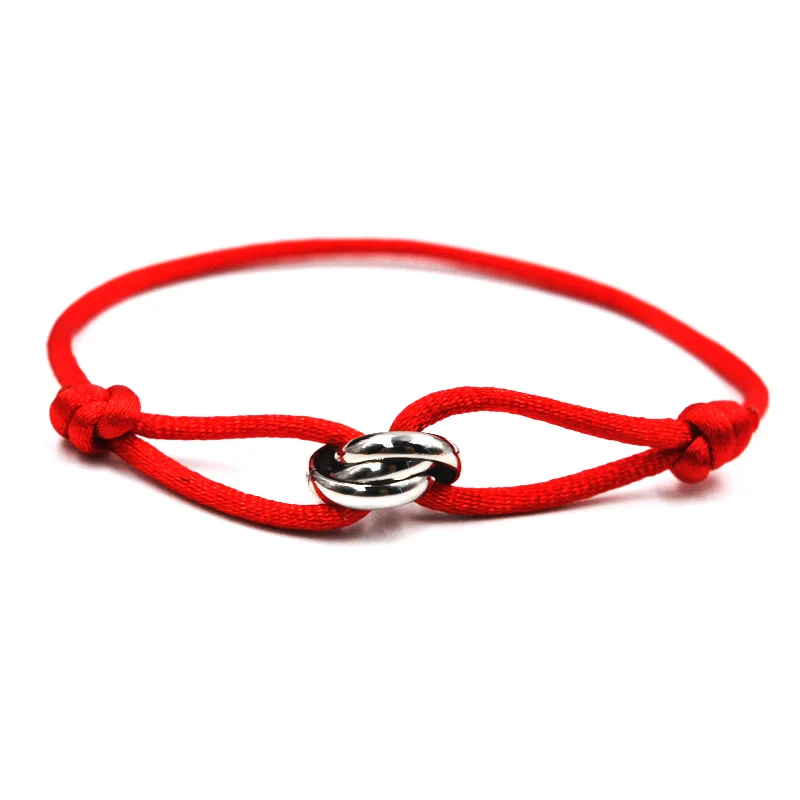 Luxuriöses Unisex-Armband, 3, Metallschnalle, Handkette, verstellbares Herren-Seil-Armband für Damen, Schmuck, Geschenke