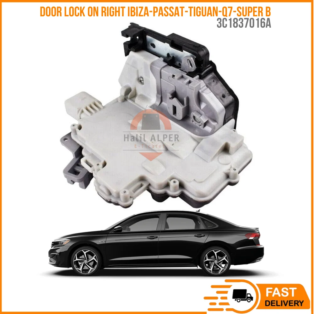 FOR DOOR LOCK ON RIGHT IBIZA-PASSAT-TIGUAN-Q7-SUPER B OEM 3C1837016A SUPER QUALITY HIGH SATISFACTION AFFORDABLE PRICE FAST DELIV