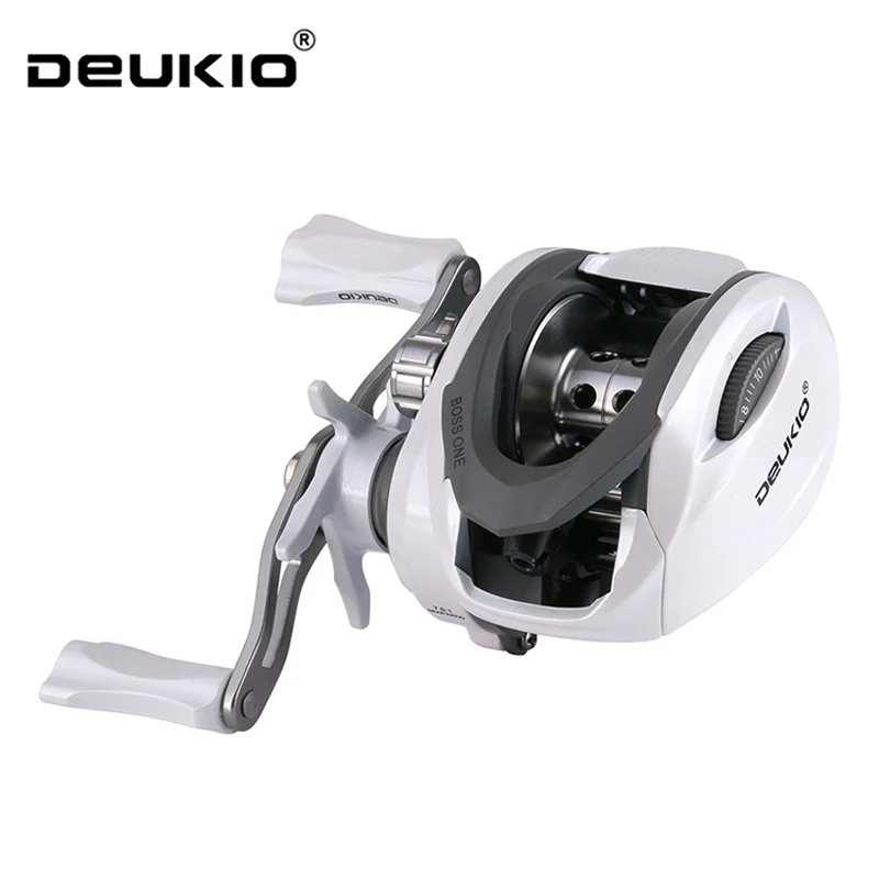 DEUKIO XT Series Baitcasting Fishing Reels Max Drag 8kg Ultra Light Casting Reel 7.0:1 Gear Ratio Carp Fishing Casting Reel