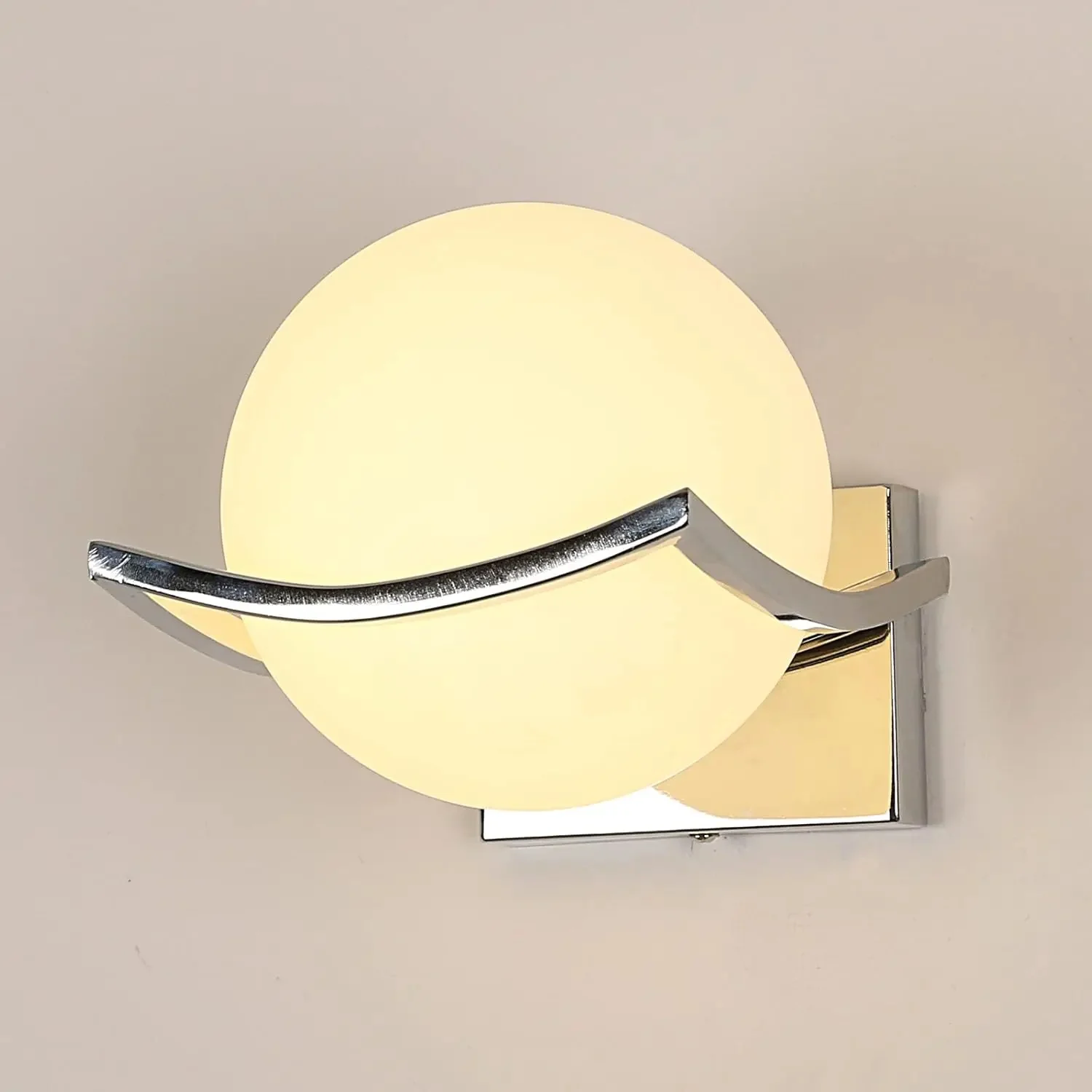 DELIPOP Applique murale d'intérieur, applique murale boule, appliques murales décoratives modernes E27 pour couloir d'escalier de chambre à coucher (ampoules non incluses) 3