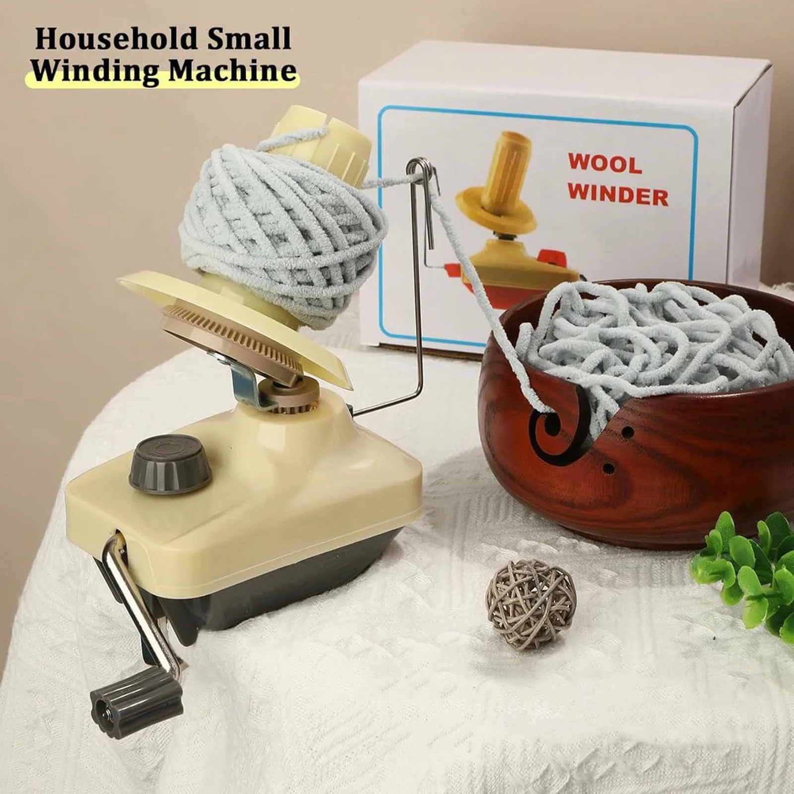 

Manual Wool String Yarn Winding Machine Accessory Set Yarn Ball Winder With Handle Knitting Set Yarn Tool Diy Knitting