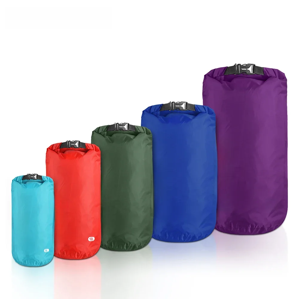 Tomshoo 5 Pack sacs secs imperméables sacs secs de rangement légers et étanches pour Camping en plein air bateau randonnée Rafting