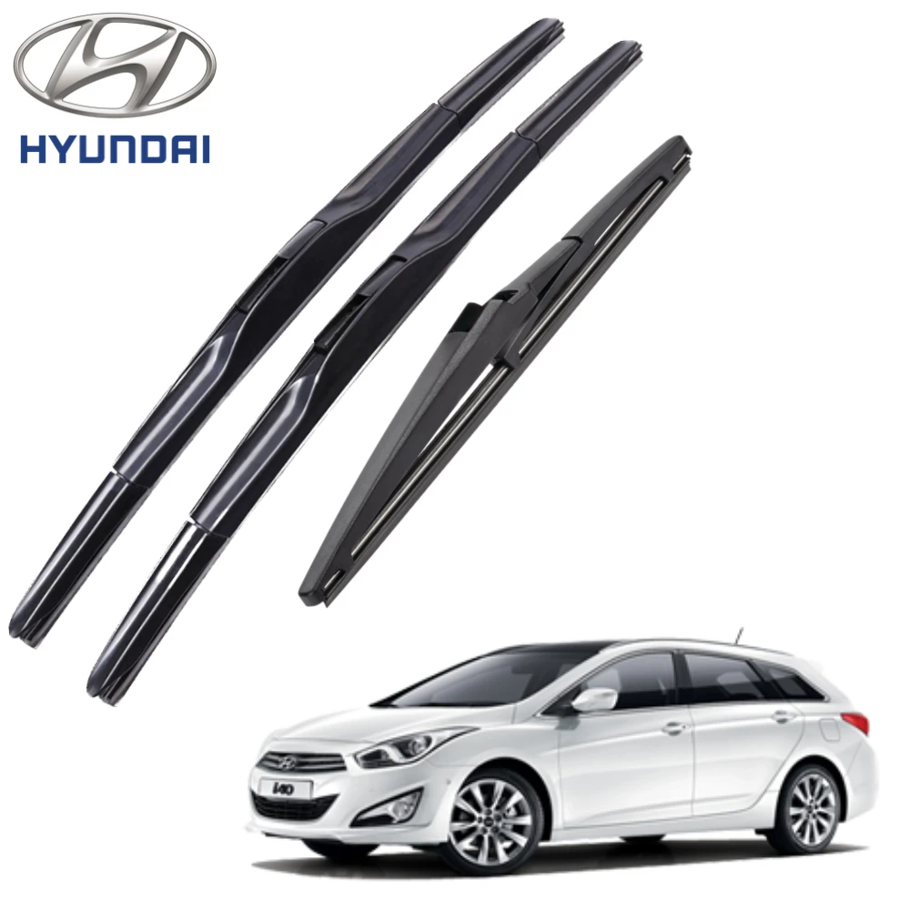 Hyundai i40 wiper blade window brush front back 1 + 1 + 1 + 1