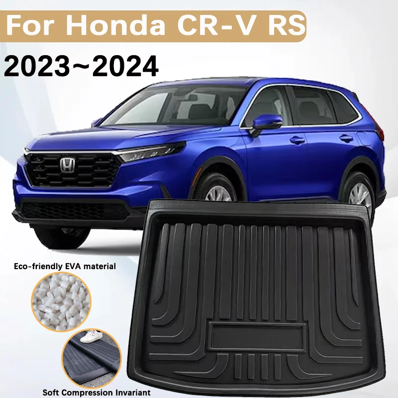 

for Honda CR-V 2023 2024 CRV CR V 5seat Car Trunk Mats Boot Cargo Liner Trunk Waterproof Tray Carpet Storage Pad EVA Accessories