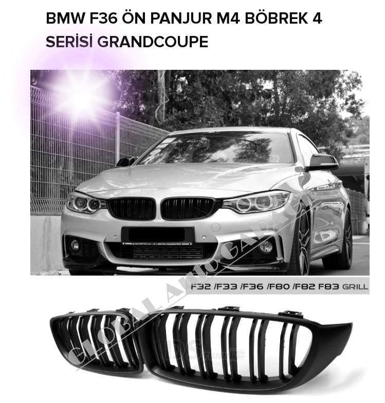 Bmw F36 Series Front Grille Louver Strip For 2014 And Above Models Model FRONT BUMPER GRILL MODIFIED TUNING BMW MODELS