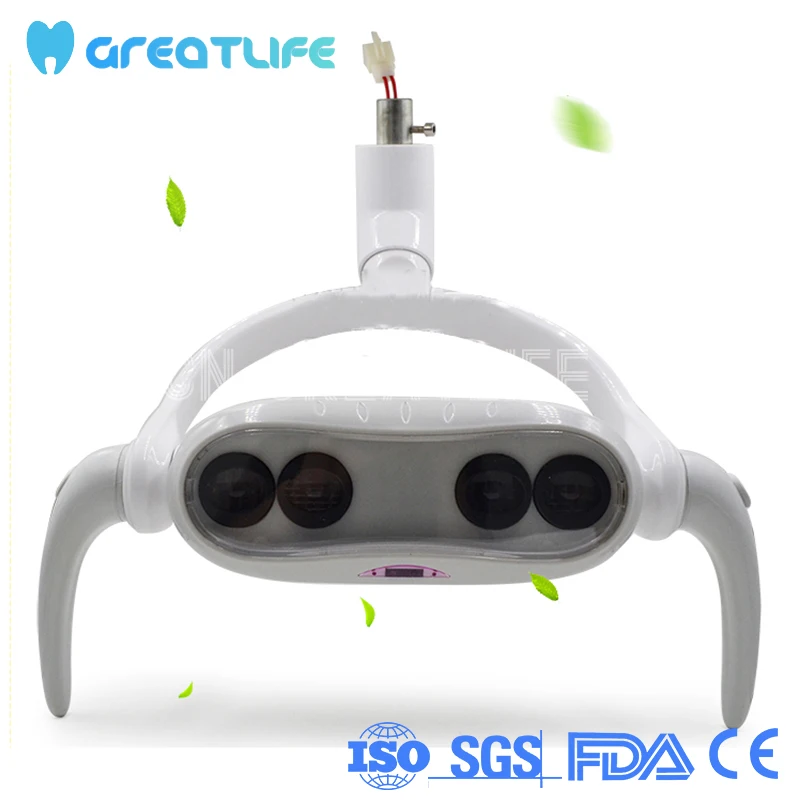 

6300k 15w Dental Chair Unit Dental Operation Lighting Led Lamp 4pcs Chips Induction Oral Dental Lamp Dental Led Light