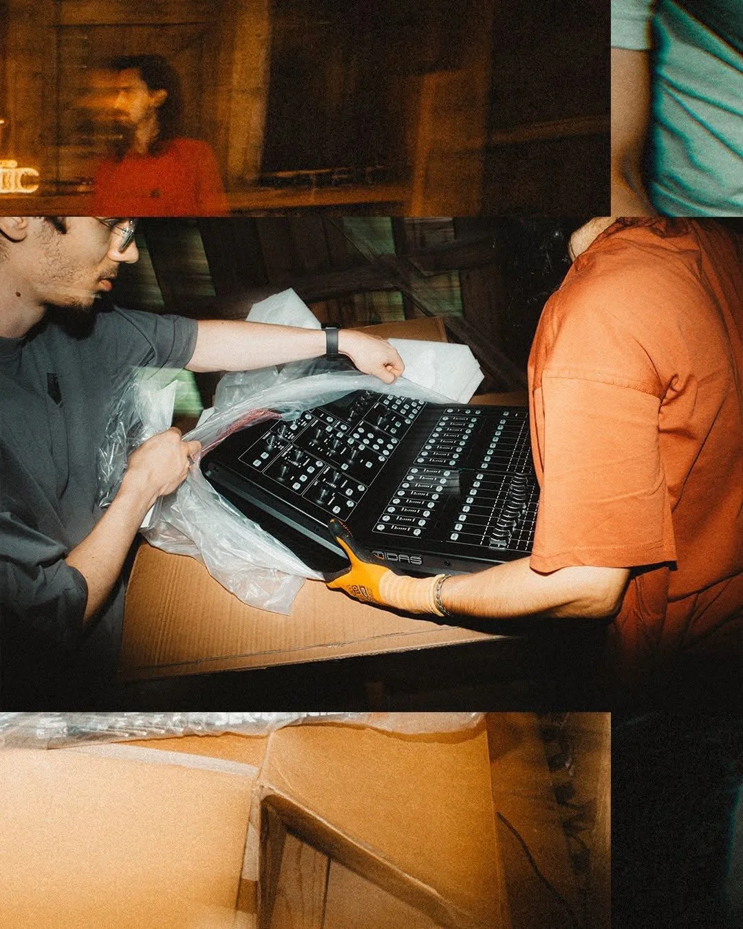 عرض مبيعات التخليص الخاص: Midas M32R Live Digital Mixer + صندوق المرحلة DL32 + بكرة كابل شبكة Cat5 مقاس 150 بوصة #1