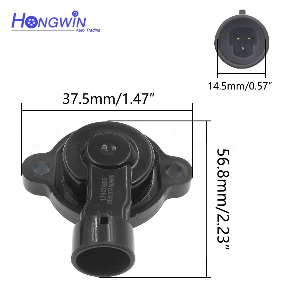 1/3p 17123852 17106809 Throttle Position Sensor TPS For GMC Cadillac Chevrolet Pickup Pontiac Oldsmobile TH149 17113625 93277507