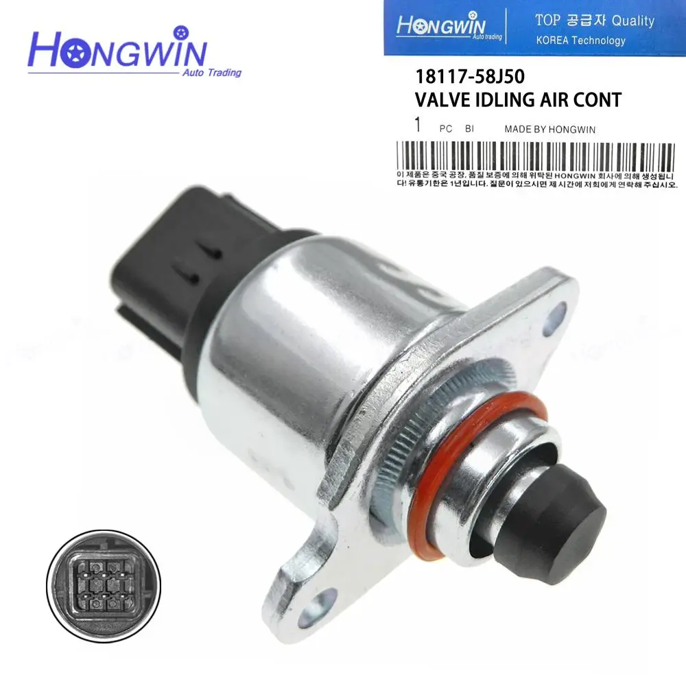 18117-58J50 1811758J50 Idle Air Control Valve ISC For Suzuki MR Wagon / Wagon R Plus Solio Wide Cervo MF21S MF22S 1811758J50000