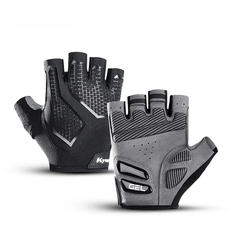 AliExpress Kyncilor Cycling Gloves Thermal Silicone Gel SBR Half Finger Bike Gloves Resistance Shockproof Sport Gloves