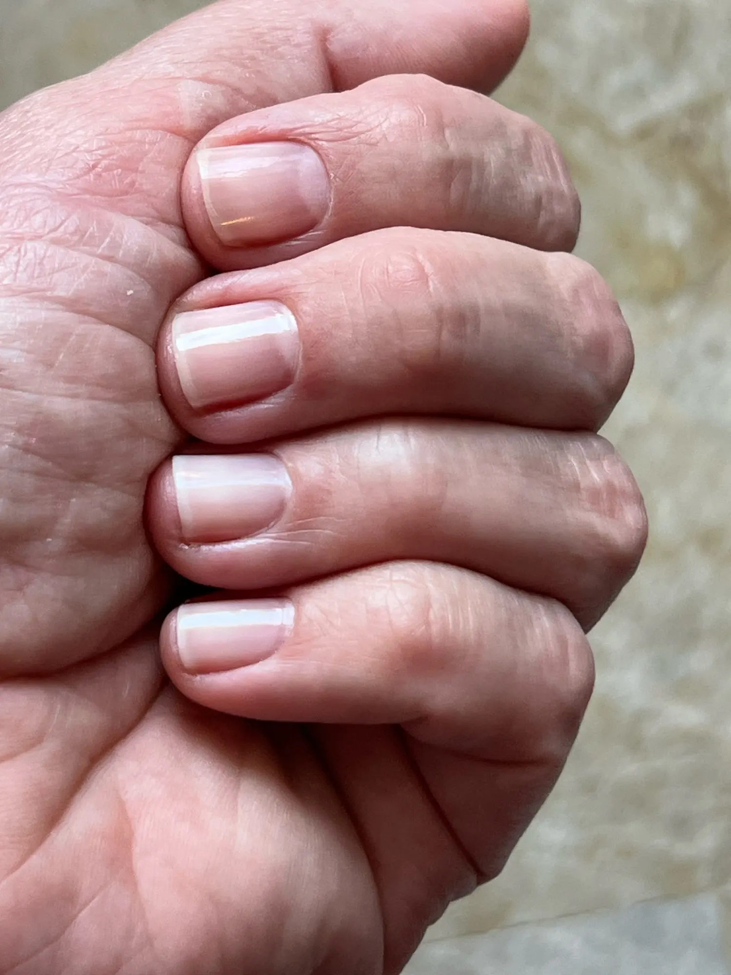 NICOLE DIARY 12ml Pink Nail Strengthener Natural Sheer for Enhanced Gloss Keratin Nail Polish for Manicure Care Air Dries photo review