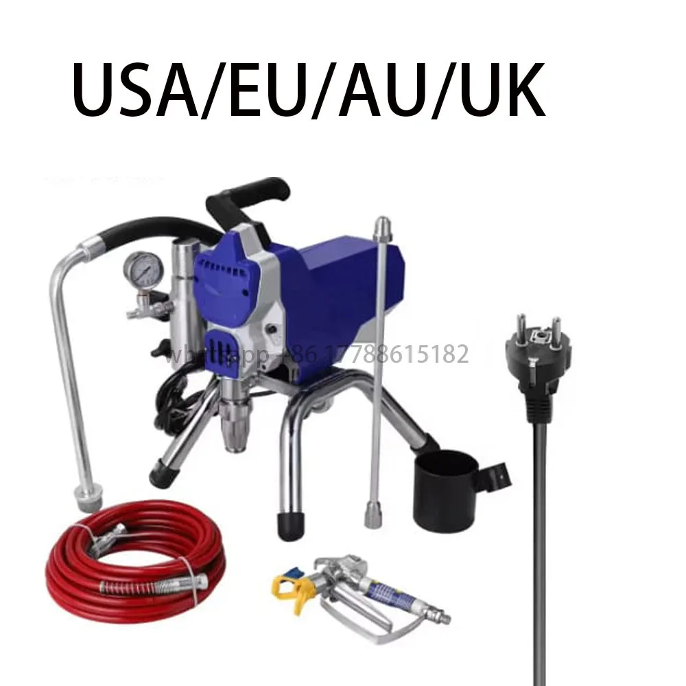 

395 Electric High Pressure Airless Spraying Machine Lacquer Coating Feed Oil Paint Sprayer 220V Inside And Outside Major Tools