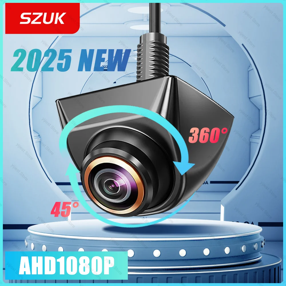 Car Rear View Camera 1080P AHD CVBS HD Reversing Image Camera 170° Wide Angle Night Vision Fisheye Len Reversing Camera for Car