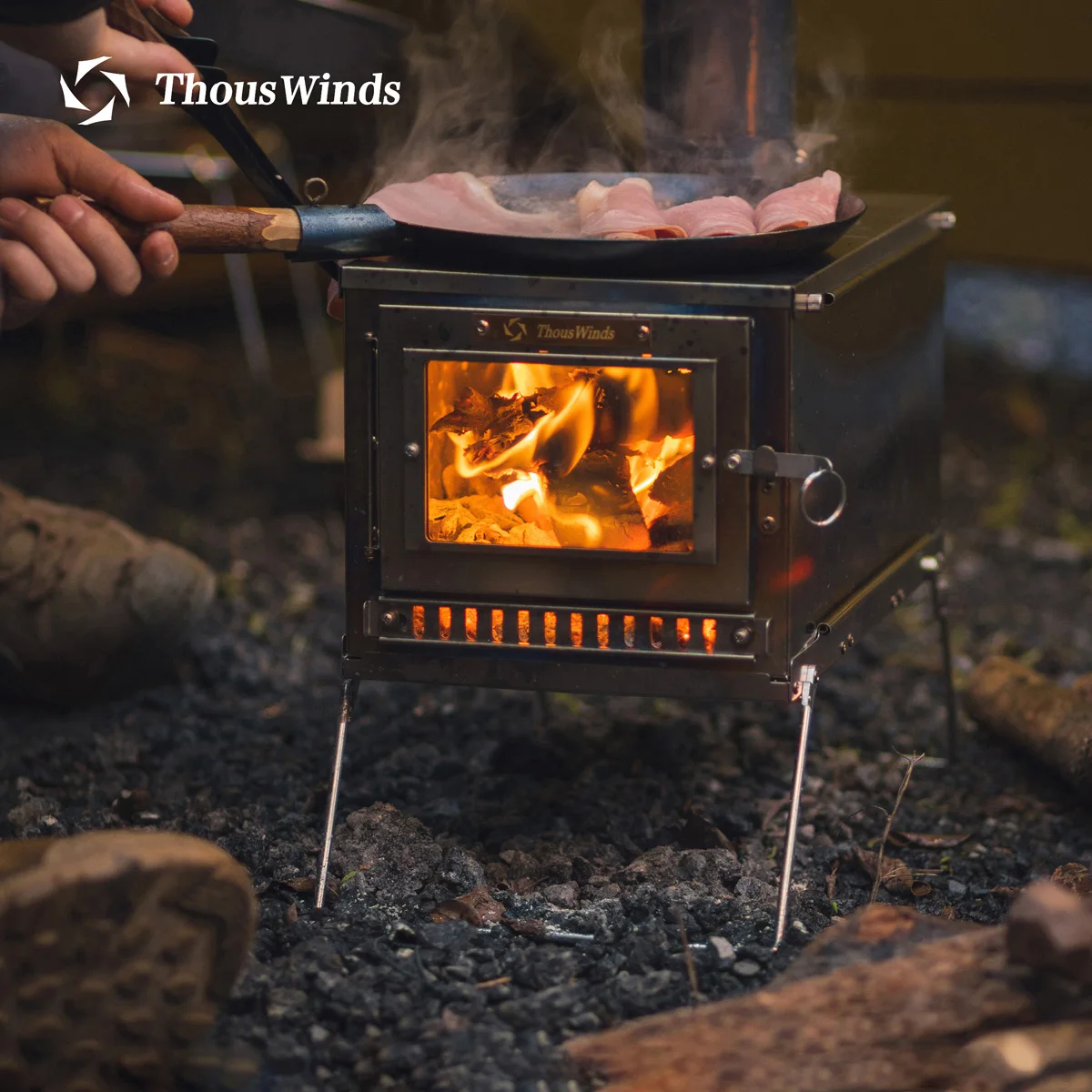 ThousWinds Foldable Wood Stove - огляд і ціна Ultralight Titanium Wood Stove Backpack