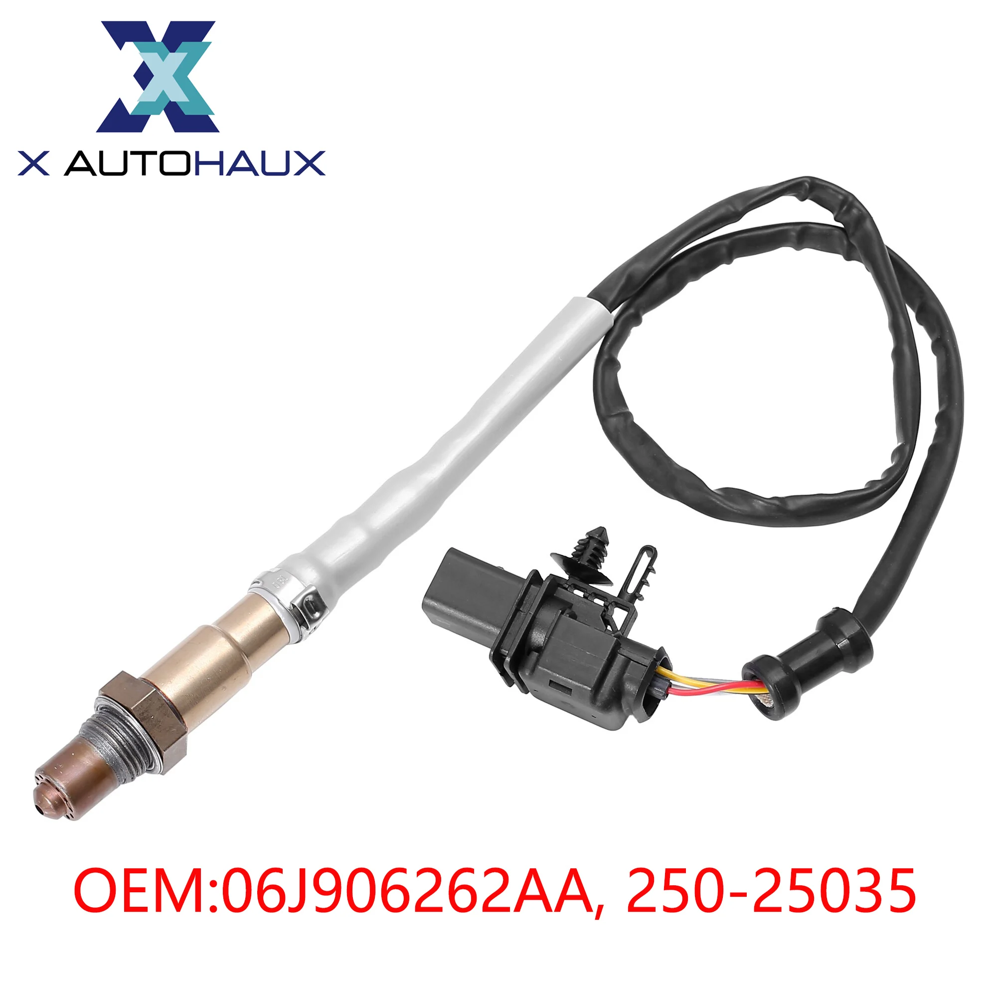 X Autohaux Lambda O2 Oxygen Sensor 06J906262AA/250-25035 for Vw Passat CC Jetta GTI Golf for Audi A3 TT Quattro Car Accessories