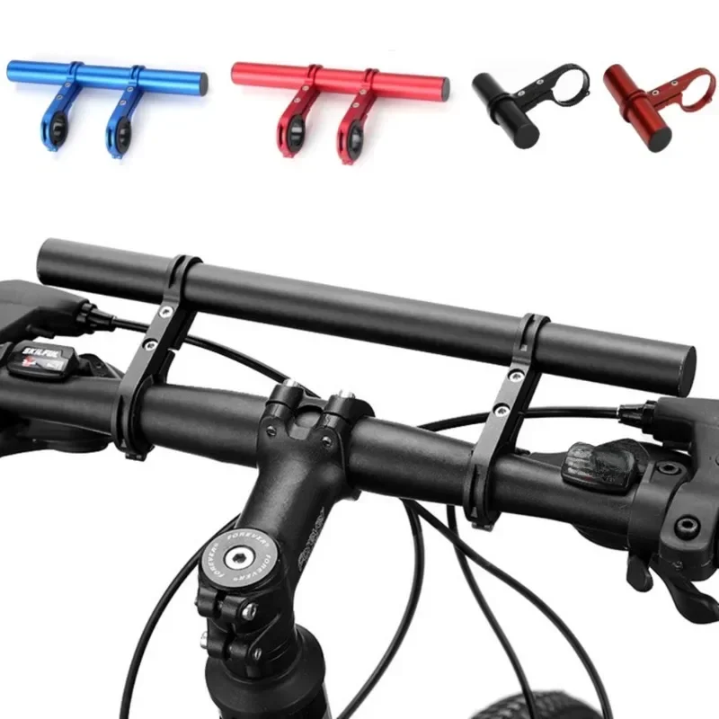 AliExpress 10/20/30cm Bicycle Handlebar Extended Bracket MTB Headlight Mount Extented Bar Road Mountain Bike Handlebar Extender Rack Parts
