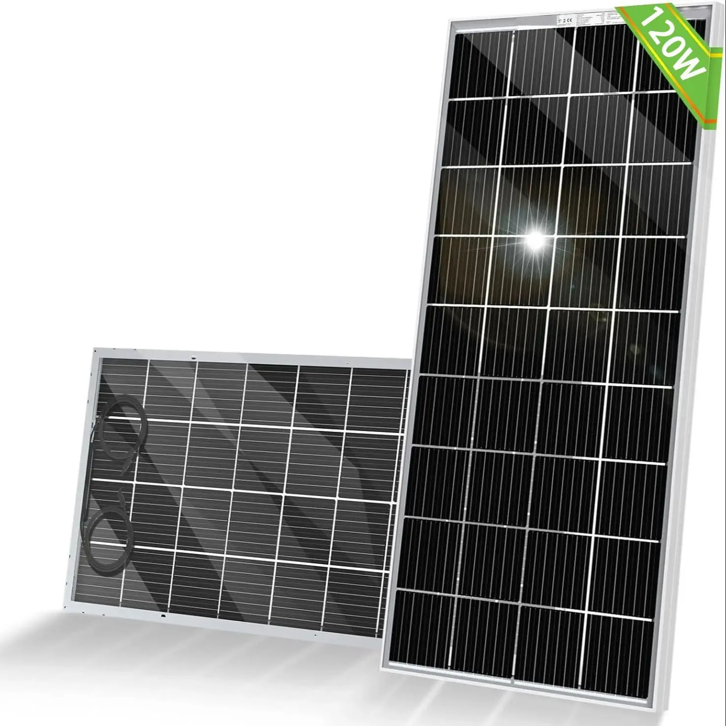 120W 240W transparentes Solarpanel 18V Bifacial Solarpanel Monocrystaillne Solarzelle 12V/24V Batterieladegerät Heimdach Wohnmobil Boot