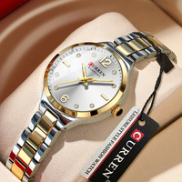 CURREN Luxury Top Brand Women's Watches Elegant Fashion Gold Watch for Women Original Simple Quartz Waterproof Wristwatch Ladies