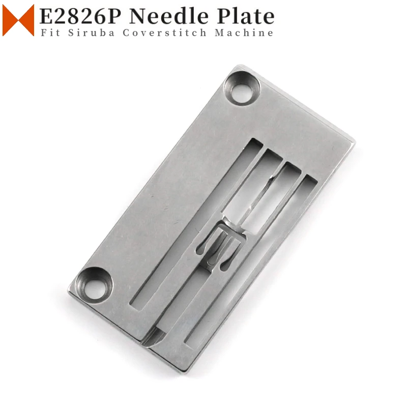 E2826P (3x5.6mm) Throat Plate Fit Siruba C007J COO7E Industrial Coverstitch Sewing Machine Parts Flatlock Needle Plate