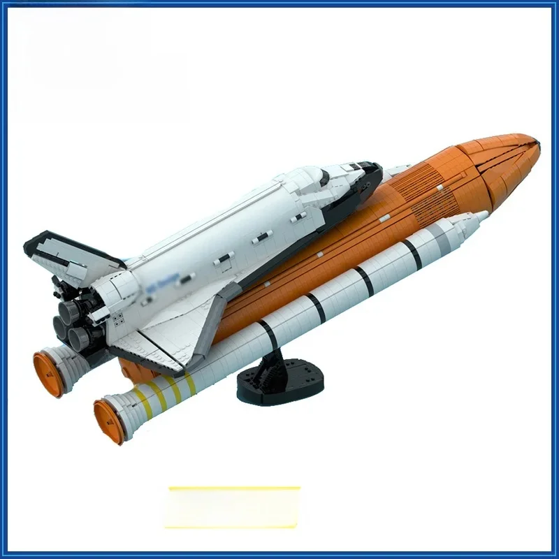 MOC Space Shuttle 10283 Upgrade Booster Schaal Basis Bouwstenen Raket Beugel Vliegtuigen Model DIY Bricks Monteren Speelgoed Geschenken - afbeelding 2